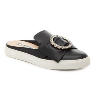 ELLE SLIP-ON SNEAKER with Rhinestone Buckle by Karl Lagerfeld Paris